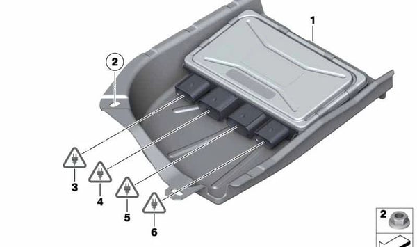 Unidad de control de dirección activa OEM 32416854031 para BMW F07, F07N, F10, F10N, F11, F11N, F18, F18N, F06, F06N, F12, F12N, F13, F13N, F01, F01N, F02, F02N. Original BMW.