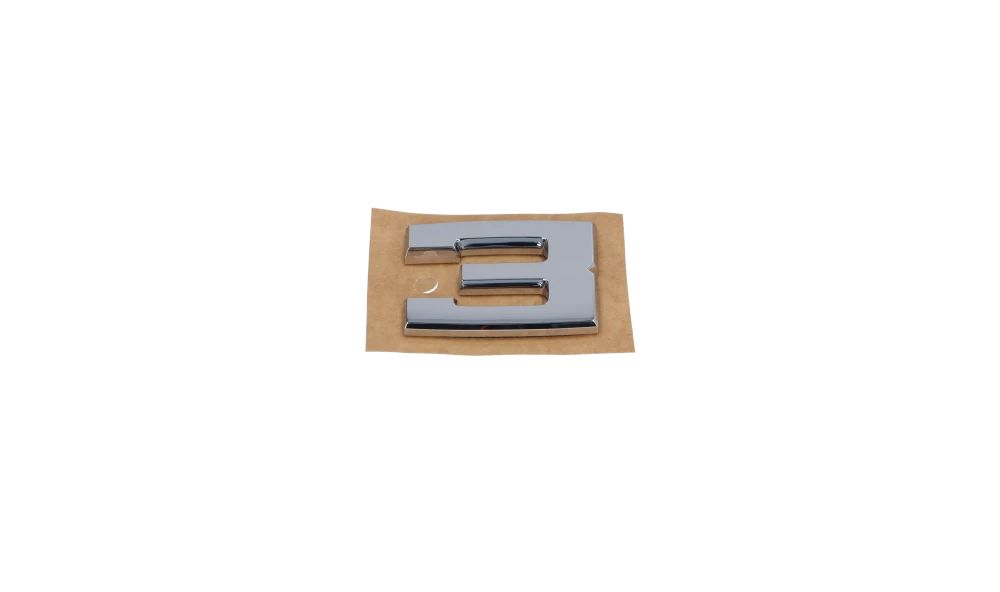 Emblema trasero adhesivo "3" OEM 51142250539 para BMW E36. Original BMW.
