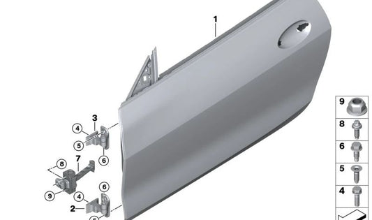 Topes de puerta OEM 51007482127 para BMW G22, G22N, G23, G23N, G82, G82N, G83, G83N. Original BMW.