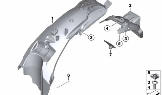 Piloto trasero OEM 63267691393 para motos BMW HP2 Enduro, HP2 Megamoto. Original BMW Motorrad.