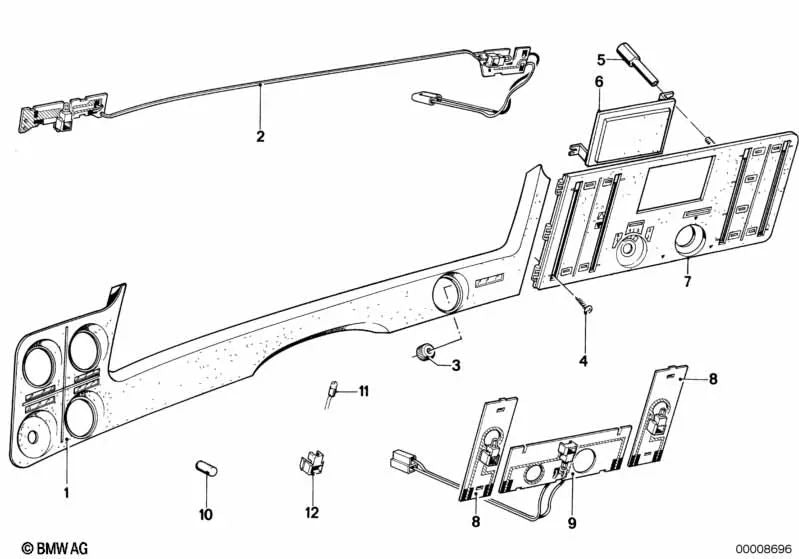 Porca do eixo para série BMW 3 E21, 5 E12 E12 Series, 6 E24 (OEM 621356825). BMW original.