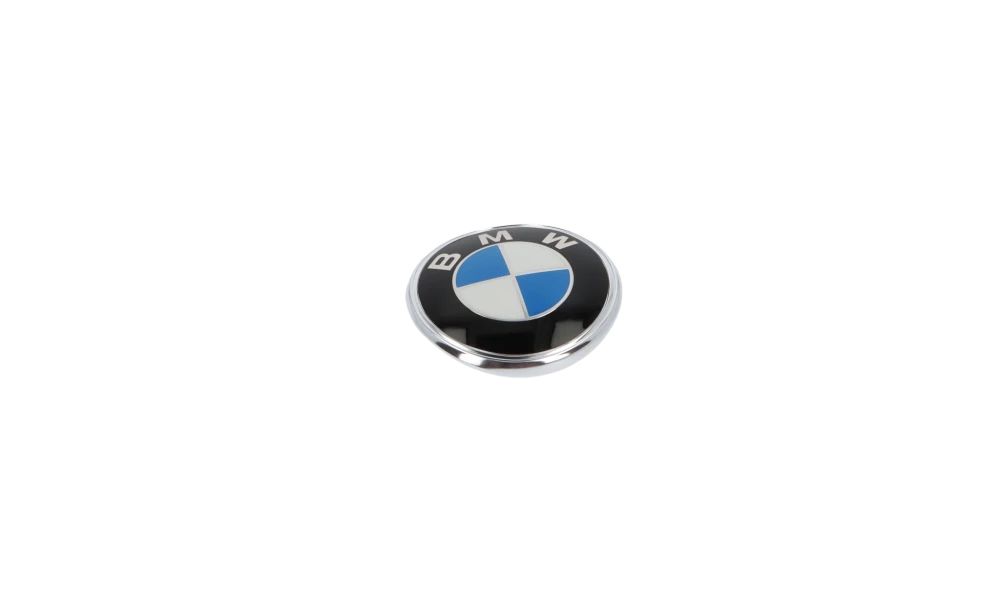 Emblema trasero OEM 51141872327 para BMW E12. Original BMW.