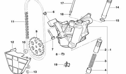 Junta Tórica para BMW Serie 5 E34, E39, E60, F10, Serie 6 E63, F12, Serie 7 E32, F01N, G12, Serie 8 E31, X5 E53, F15, X6 E71, F16, Z8 E52 (OEM 11421741129). Original BMW