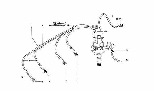 Tapa protectora encendido OEM 12118536129 para BMW 114, 1502, 1600, 1602, 1600 GT, 1600 ti, 2002. Modelos E10 y Neue Klasse. Pieza original BMW.