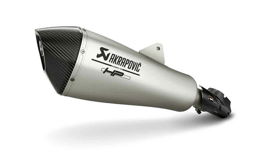 Silenciador deportivo HP OEM 18518404523 para motos BMW R 1250 RT, R 1200 RT. Original BMW Motorrad.