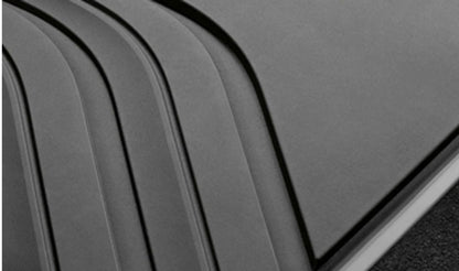 Alfombrillas traseras todo clima antracita OEM 51472336599 para BMW 3' E90, E90 LCI, E91, E91 LCI. Original BMW.