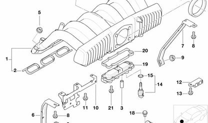 **Cubierta protectora para BMW E36, Z3. Original OEM 12421427313.**