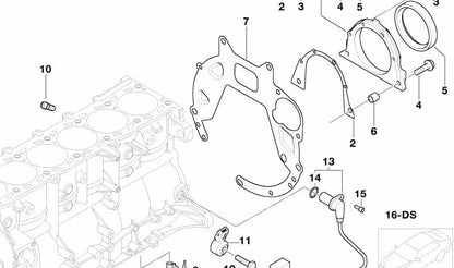 Tobera de pulverización de aceite OEM 11427830770 para BMW E36, E46, Z3, E85, E86. Original BMW.