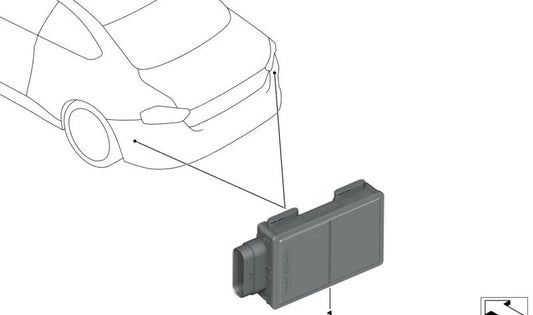 Short Range Radar Sensor OEM 66325A84CF7 for BMW F40, F44, G42, G20, G21, G28, G80, G22, G23, G26, G82, G83, F90, G30, G31, G38, G32, G11, G12, F91, F92, F93, G14, G15, G16, G01, G08, F97, G02, F98, G05, G18, F95, G06, F96, G07, G29. Original B
