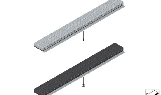 Contrappeso adesivo per pneumatici OEM bilanciati 36136886053 per BMW G20, G21, G26, G30, G31. BMW originale.