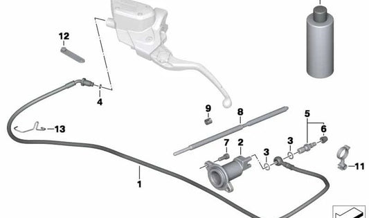 OEM 11317711269 Anel de obtenção toroidal BMW R 1200 Gs, R 1250 Gs, R 1200 RT, R NINET ... e muito mais. BMW Motorrad original.