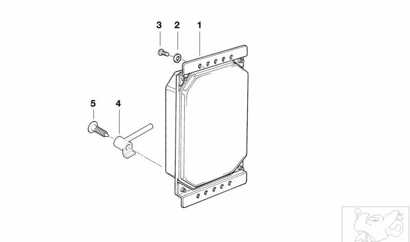 Mecanismo de mando Motronic doble ignición OEM 13617658616 para motos BMW R 1200 C, R 1200 CL, R 1200 C Montauk... y más. Original BMW Motorrad.