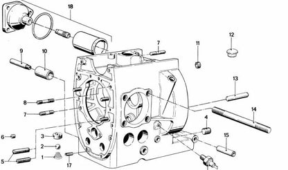 Muelle de presión OEM 11111250159 para BMW R50, R50/2, R51, R51/3, R67, R67/2, R67/3, R68, R69, R69S. Original BMW.