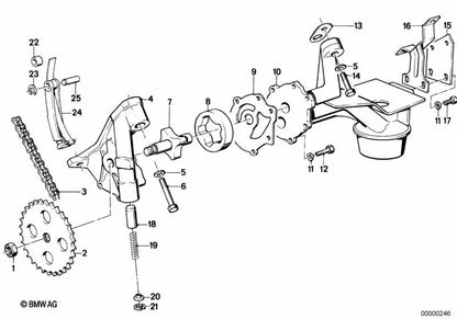 Innenrotor für BMW E12, E28, E34, E24, E23, E32 (OEM 11411267380). Original BMW