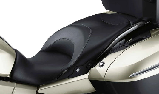 Sede basso di un pezzo OEM 52537729321 per motociclette BMW K 1600 GT, K 1600 GTL. BMW MOTORAD originale.