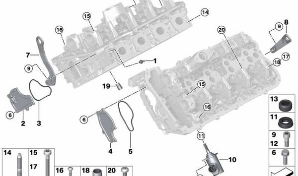 Motor actuador de distribución OEM 11377631574 para BMW F20, F21, F22, F23, F45, F46, F30, F31, F34, F32, F33, F36, F90, G30, G31, G90, G11, G12, G70, F91, F92, F93, G14, G15, G16, F48, F39, G05, F95, G06, F96, G07, G09, I12, F55, F56, F57, F54, F60