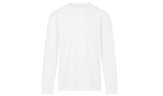 Camiseta de manga larga blanca con logo M OEM 80145B4C801 para BMW {E30,E36,E46,E90,E91,E92,E93,E81,E82,E87,E88,F20,F21,F30,F31,F34,F32,F33,F36,G20,G21,G22,G30,G31,X1,X3,X4,X5,X6,Z3,Z4,M3,M4,M5,M6}. Original BMW.