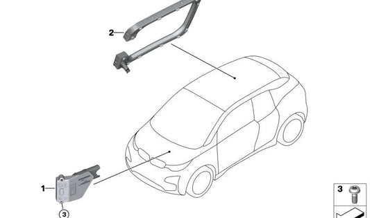 Indicador de estado de carga OEM 63217336864 para BMW i3 (I01, I01N). Original BMW.