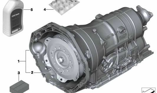 Convertidor de par OEM 24407588755 para BMW F01, F02, E71. Original BMW.