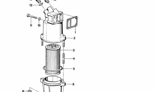 Junta tórica OEM 11421285913 para BMW E30 (324d, 324td) y BMW E28 (524 TD). Original BMW.
