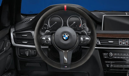Volante M Performance II OEM 32302253649 para BMW F07, F07N, F10, F10N, F11, F11N, F06, F06N, F12, F12N, F13, F13N. Tapizado en Alcantara con detalles en carbono. Original BMW.