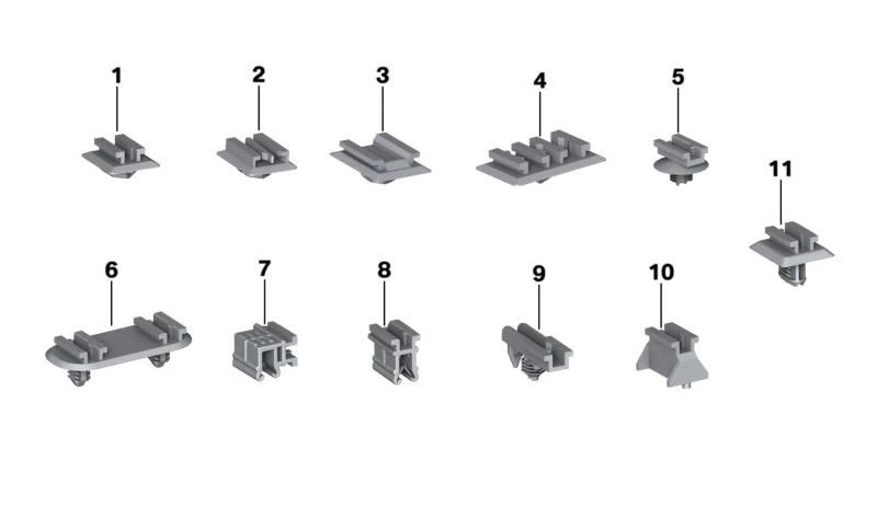 Soporte conector ASD OEM 61139152083 para BMW F30, F31, F34, F80, F32, F33, F36, F82, F83, G12, I12, I15. Original BMW.