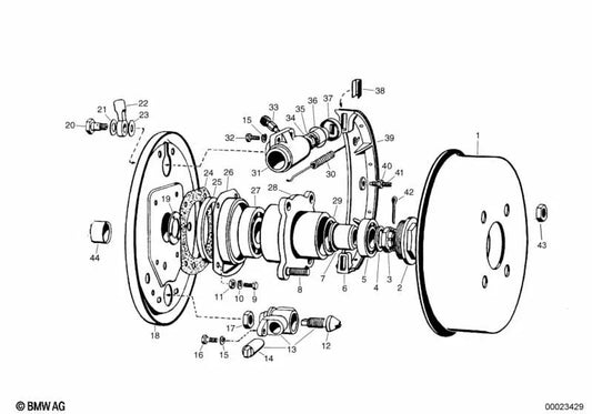 Parafuso oco para BMW F10, F11, F30 (OEM 71609023164). BMW original.