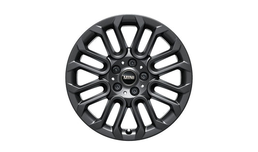Llanta de aluminio Spectre Grey 17" OEM 36105A72824 para MINI Cooper J01, Aceman J05... y más. Original MINI.