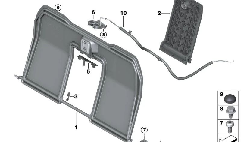 Unidade de desbloqueio para BMW G23, G83 (OEM 52209870872). BMW original
