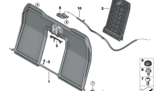 Unidade de desbloqueio para BMW G23, G83 (OEM 52209870872). BMW original
