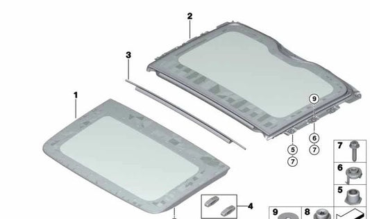 Módulo de ajuste activo OEM 54107470060 para BMW G12, G12N, G38 y G38N. Original BMW.