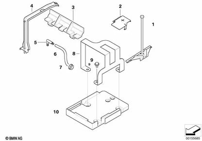 Adaptateur de batterie BMW Z4 E85, E86 (OEM 61216916634). BMW d'origine