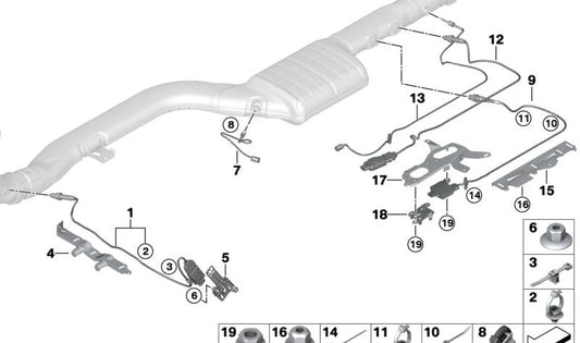 Unità di controllo OEM 13628570053 per BMW G42, G20, G21, G28, G22, G23, G26, G30, G31, G32, G11, G12, G14, G15, G16, G01, G02. BMW originale.