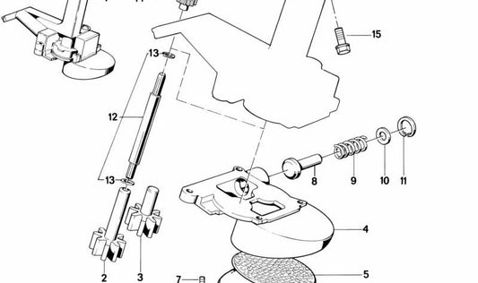 Anillo de retención OEM 07119934635 para BMW E21, E30, E12, E28, E34. Pieza original BMW. Ideal para fijar componentes como la bomba de aceite de forma segura.