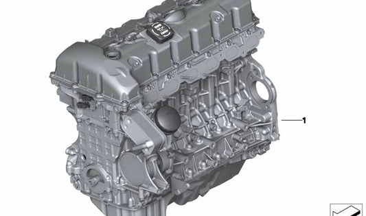 Motor completo OEM 11002296966 para BMW F10, F18 (motor N52B25AF). Repuesto original BMW.