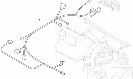 Juego de cables calefacción/aire acondicionado OEM 61111499118 para MINI R50, R53… y más. Original MINI.