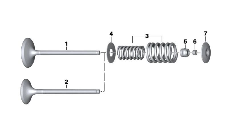 Plato base de muelle inferior OEM 11348409771 para BMW Motorrad R 18, R 18 Classic, R 18 Roctane, R 18 B, R 18 Transcontinental. Original BMW Motorrad.