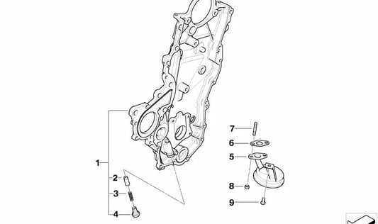 Muelle de suspensión OEM 11147799407 para MINI R50 One (2003-2006). Pieza original MINI.
