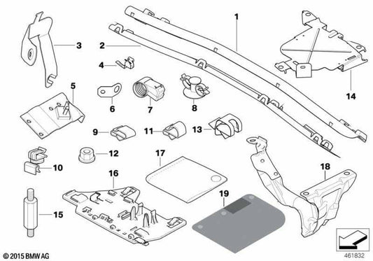 Espaceur d'admission OEM 13512245251 pour BMW E36, E46, E34. BMW d'origine.