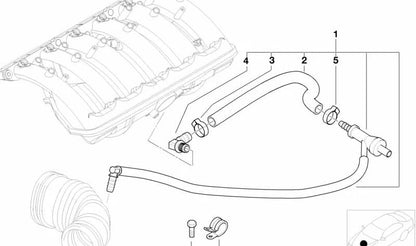 Bomba de vacío OEM 11611439396 para BMW E36, E38, E39, E46, X5 E53, Z3 E36. Original BMW.