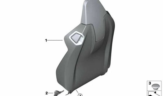 Leather support OEM 52108081670 for BMW F93. Original BMW.