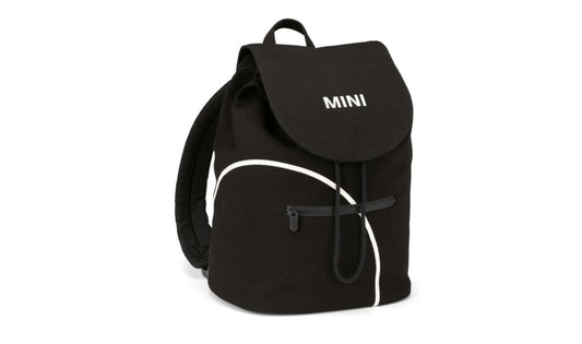 Mochila con estampado de contornos negro/blanco OEM 80225B320C4 para MINI. Original MINI.
