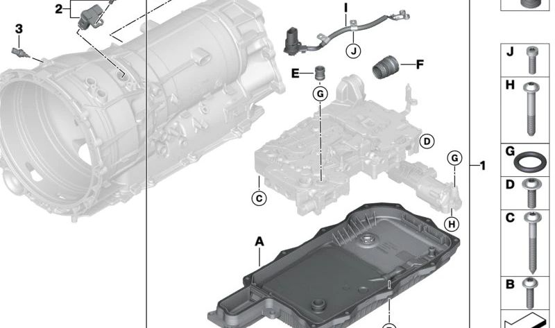 Kit de reparación mazo de cables OEM 24008672569 para BMW F30, G20. Compatible con modelos 320e y 330e con cambio automático. Pieza original BMW.