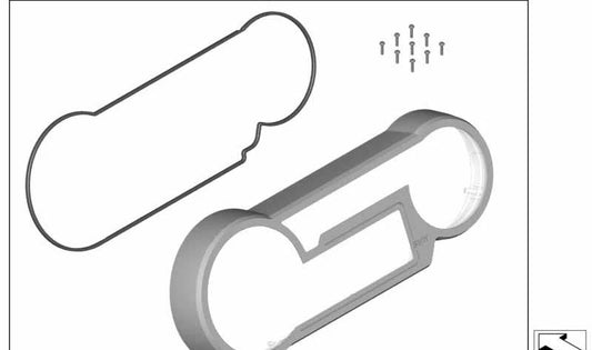 Kit reparación cuadro instrumentos OEM 62118540992 para motos BMW R 1200 RT (2013-2018), R 1250 RT (2018-2020). Original BMW Motorrad.