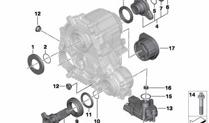 Anillo de muelle OEM 27107546679 para BMW E90, E91, F10, F11, F01, X1 E84… y más. Original BMW.