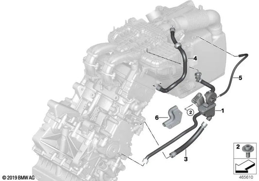 Proteção de calor para BMW i01, i01N (OEM 11158551416). BMW original