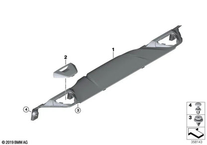 Top Teter -Abdeckung für BMW I12, I12N (OEM 51477366819). Original BMW
