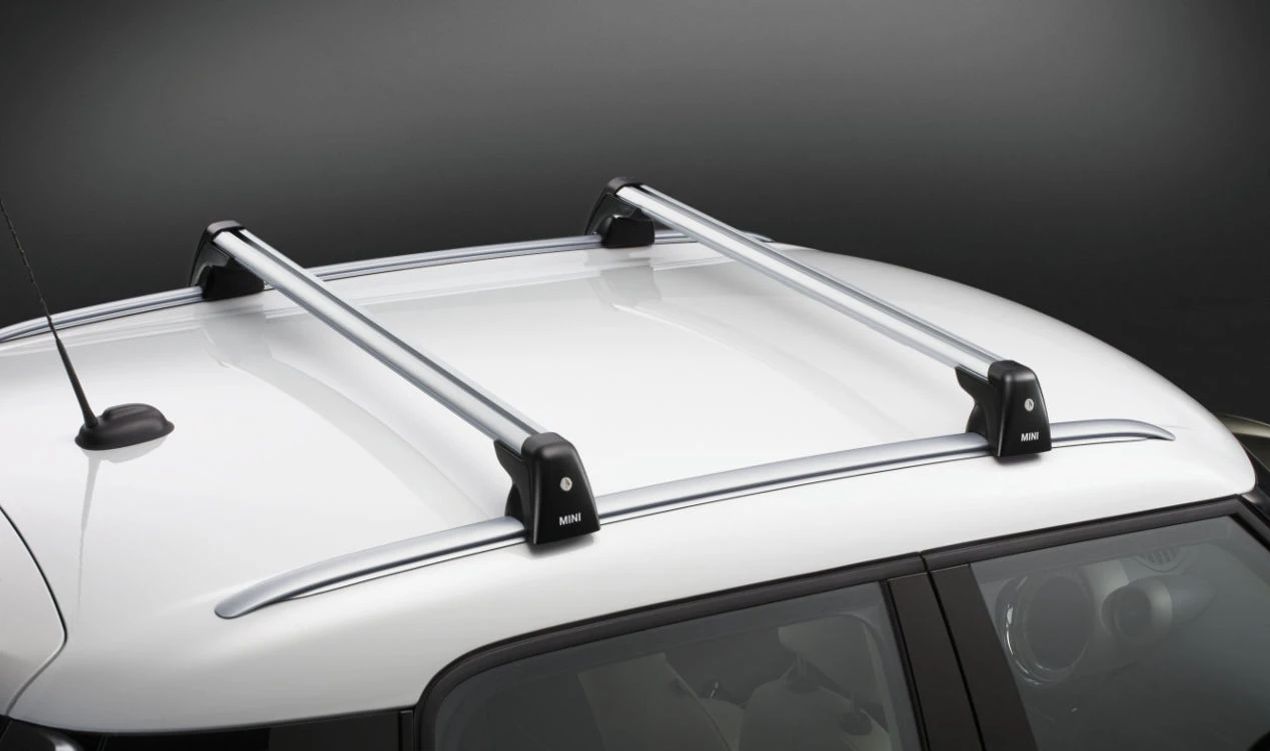 Rack de teto (suporte) com fechadura com chave OEM 82710435867 para MINI Clubman R55 (2006-2010), Clubman R55 LCI (2009-2014). MINI originais.