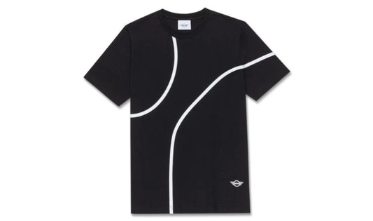 Camiseta Outline Print OEM 80145B32043 para MINI Hatch (F56), Cabrio (F57), Clubman (F54), Countryman (F60). Original MINI. Ideal para fans y entusiastas del estilo MINI.