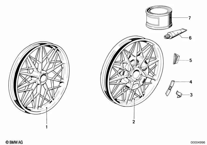 Contrapeso para BMW R 248 (OEM 36311235627). Original BMW.